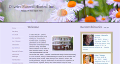 Desktop Screenshot of oliveirafuneralhomes.com