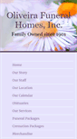 Mobile Screenshot of oliveirafuneralhomes.com